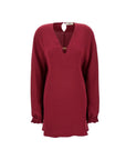 Fendi Purple Silk Casual Dress