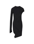Balenciaga Black Polyester Casual Dress