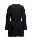 Ganni Black Cotton Casual Dress