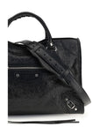 Balenciaga Black Lamb Ovis Aries Aries Shoulder Bag