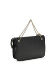 Etro Black Calf Leather Bos Taurus Clutch Bag