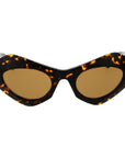 Emilio Pucci Brown Plastic Sunglasses
