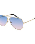 Emilio Pucci Gold Metal Sunglasses