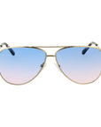 Emilio Pucci Gold Metal Sunglasses