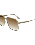 Victoria Beckham Gold Metal Sunglasses
