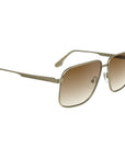 Victoria Beckham Gold Metal Sunglasses