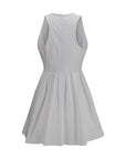 Max Mara White Cotton Casual Dress