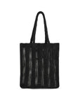 PINKO Black Raffia Shoulder Bag