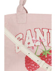 Ganni Multicolor Recycled Polyester Shoulder Bag