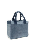 Ganni Blue Cotton Shoulder Bag