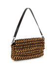 Staud Brown Wood Shoulder Bag