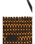 Staud Brown Wood Shoulder Bag