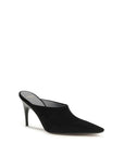 Balenciaga Black Suede Leather Mules