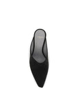 Balenciaga Black Suede Leather Mules