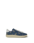 Valentino Garavani Blue Fabric Low Top Sneakers