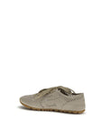 Balmain Beige Cotton Athletic Sneakers