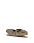Balmain Beige Lamb Ovis Aries Aries Ballet Flats