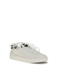 Balmain Black Calf Leather Bos Taurus Low Top Sneakers
