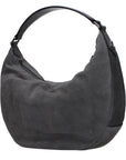 Jimmy Choo Gray Leather Shoulder Bag