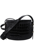 Jimmy Choo Black Leather Crossbody Bag
