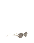 Balenciaga Silver Metal Sunglasses