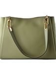 Michael Kors Bicolor Leather Handbag