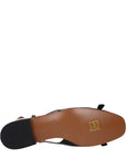 Valentino Garavani Black Leather Ballet Flats