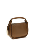 Burberry Brown Calf Leather Bos Taurus Shoulder Bag