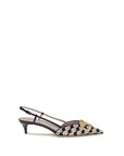 Valentino Garavani Multicolor Goatskin Mid Heel Pumps