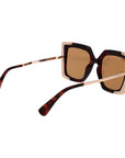 Max Mara Brown Plastic Sunglasses