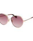 Max Mara Rose Gold Metal Sunglasses