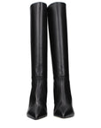 Paris Texas Black Leather Ankle Boots