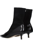 Jacquemus Black Leather Ankle Boots