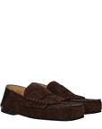 Jacquemus Brown Leather Slip-On Loafers