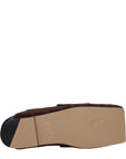 Jacquemus Brown Leather Slip-On Loafers
