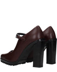 Max Mara Brown Leather High Heel Pumps