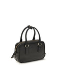 Prada Black Calf Leather Bos Taurus Handbag