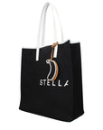 Stella McCartney Black Fabric Shoulder Bag