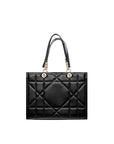 Dior Black Leather Tote Bag