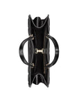 Dior Black Leather Tote Bag