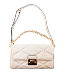 Michael Kors Beige Leather Shoulder Bag