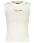 Tommy Hilfiger White Cotton Women's Tank