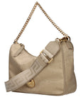 Versace Beige Fabric Handbag