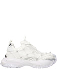 Versace White Fabric Sneakers