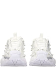 Versace White Fabric Sneakers