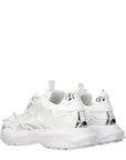 Versace White Fabric Sneakers