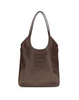 Miu Miu Brown Calf Leather Bos Taurus Shoulder Bag
