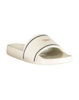 Tommy Hilfiger White Polyurethane Women's Slipper