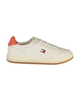 Tommy Hilfiger Beige Polyurethane Women's Sneaker