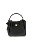 Tory Burch Black Calf Leather Bos Taurus Backet Bag